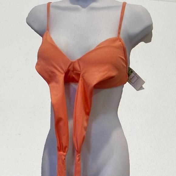 CUPSHIE FASHION COLLECTION BIKINI TOP LIGHT PEACH SMALL NWT - Picture 7 of 8